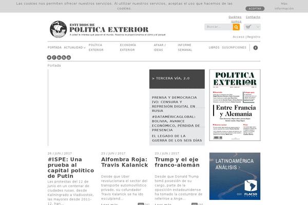 politicaexterior.com site used Politica