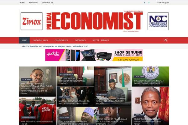 Biggest News theme site design template sample