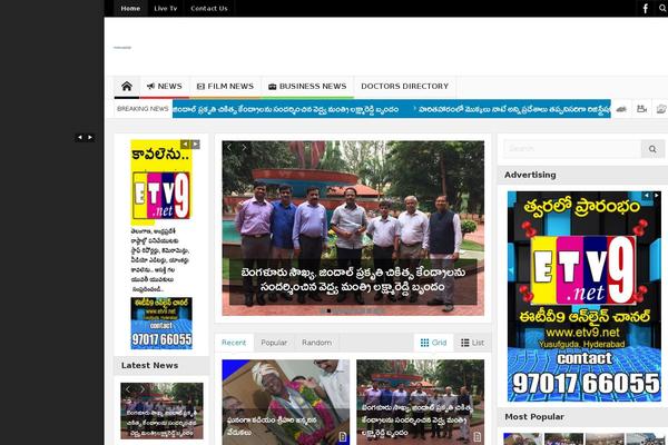 Multinews theme site design template sample