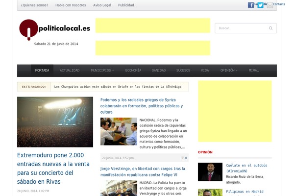 Site using Super Socializer plugin