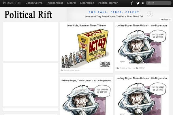 PR News theme site design template sample
