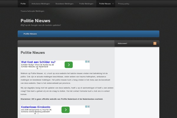Traction theme site design template sample