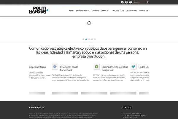 Rockefeller theme site design template sample
