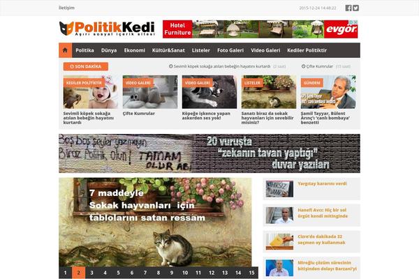 FlatNews – Responsive Magazine WordPress Theme theme site design template sample
