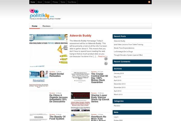 Spectrum theme site design template sample