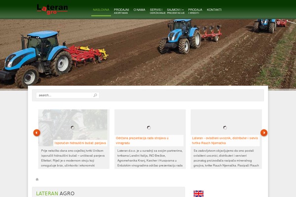 Agro theme site design template sample