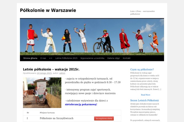 Site using Featured Page Widget plugin