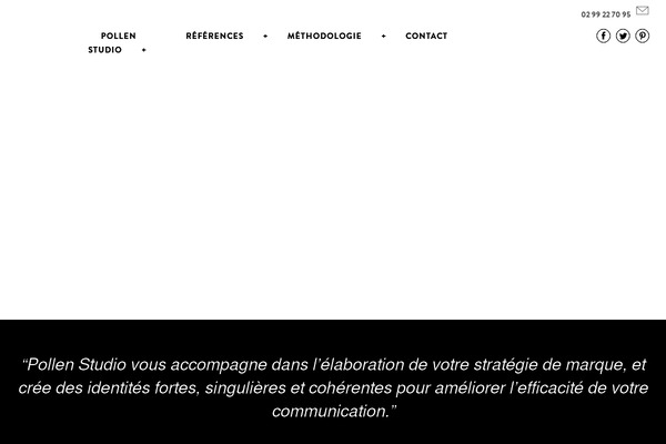 pollenstudio.fr site used Pollen