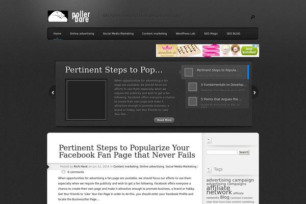 Polished theme site design template sample