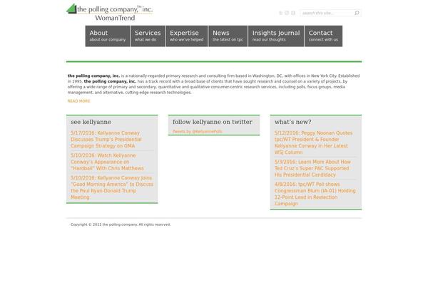 Tpc theme site design template sample