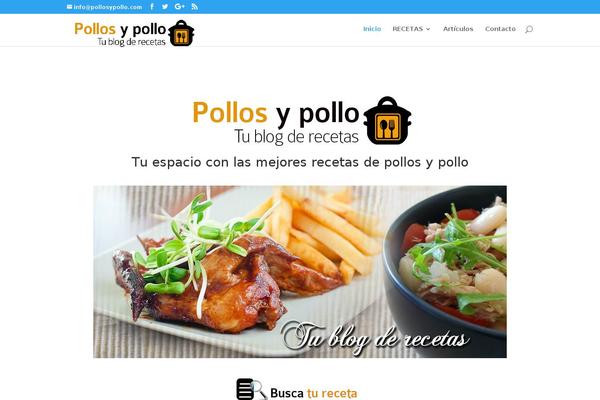 Divi theme site design template sample