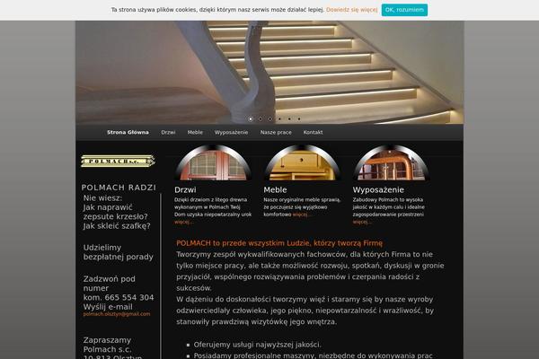Site using Ginger - EU Cookie Law plugin