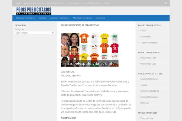 Triplex theme site design template sample