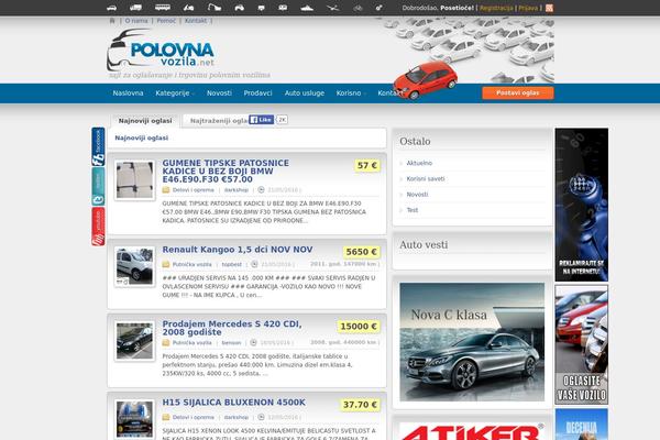 polovnavozila.net site used Classipress.ue.3.0.5.4