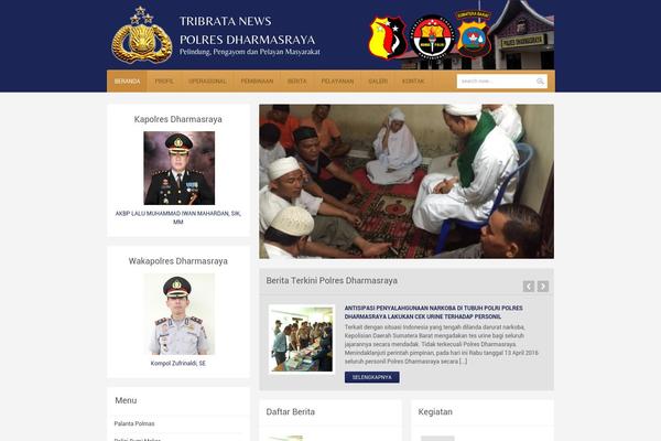 WP Education theme site design template sample