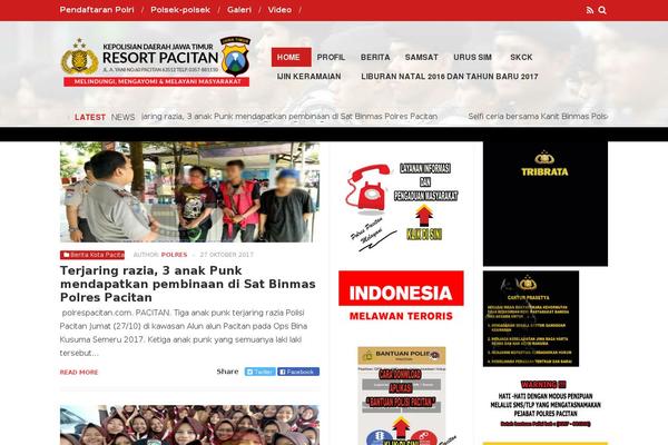 Falcon theme site design template sample