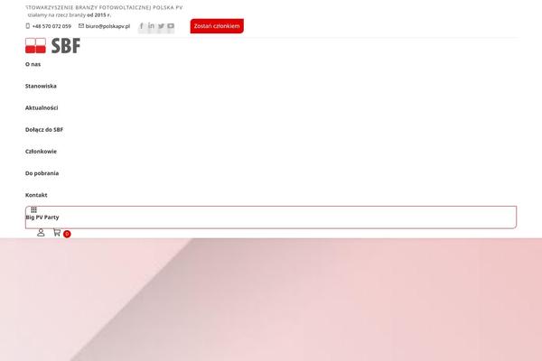 The7 Child theme site design template sample