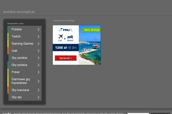 Vantage theme site design template sample