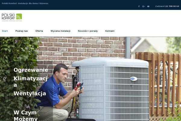 polskikomfort.pl site used Taylor