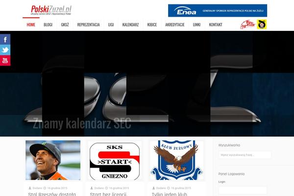 Infinite theme site design template sample