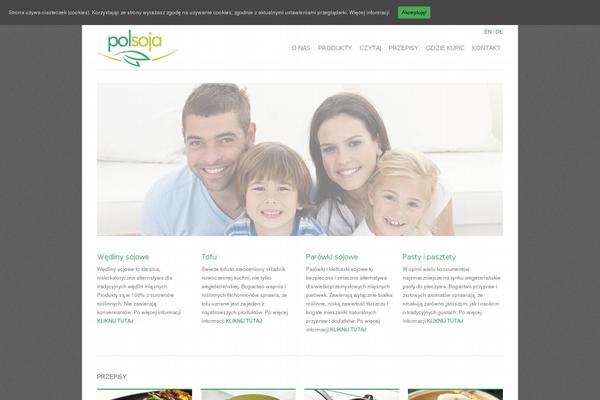 Revolution theme site design template sample