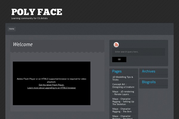 Teal theme site design template sample