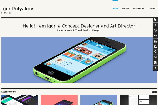 Dano theme site design template sample