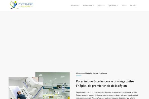 Medicenter-child theme site design template sample
