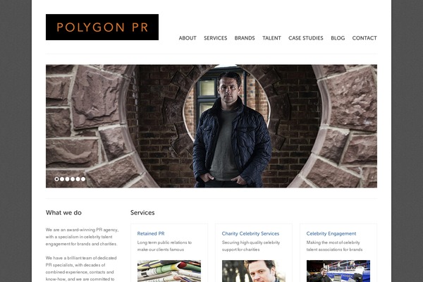 polygonpr.com site used Solid Wp