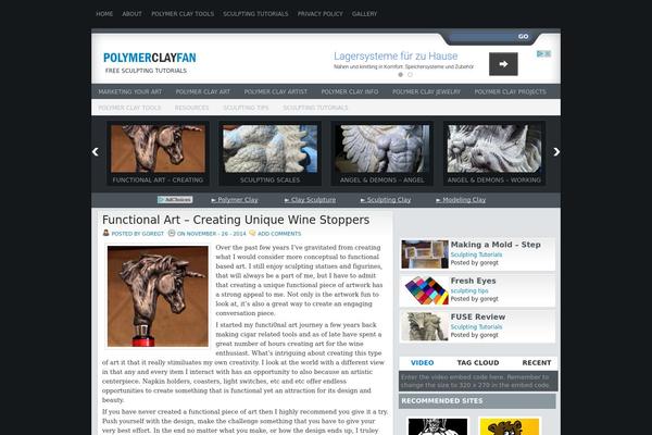 Scarlett theme site design template sample