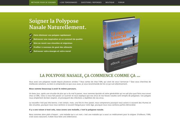 JustLanded theme site design template sample