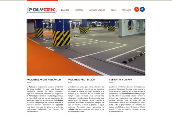 polytek.cl site used Geooptima
