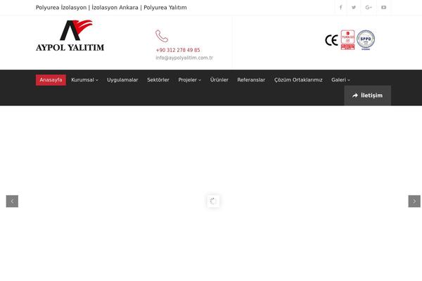 Industry theme site design template sample