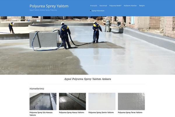 Skylark theme site design template sample