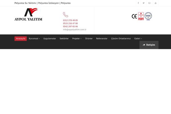Industry theme site design template sample