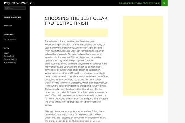 Twenty Fourteen theme site design template sample