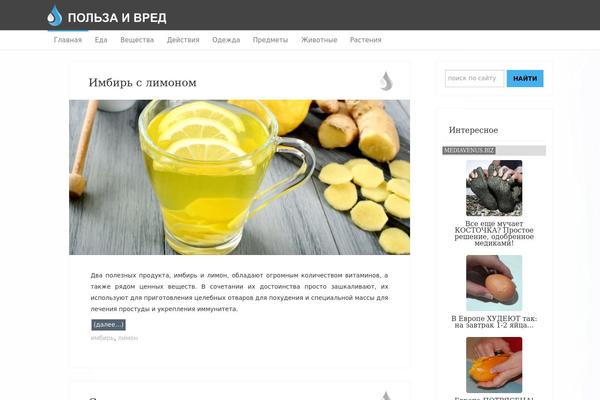 Bliss theme site design template sample