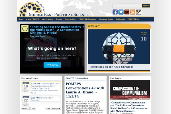 Site using Per Page Menus and Featured Posts IntelliWidget plugin