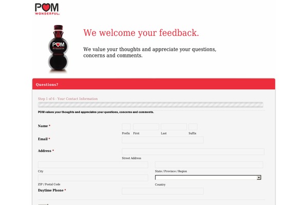 pomfeedback.com site used Feedback