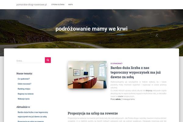 Hestia theme site design template sample