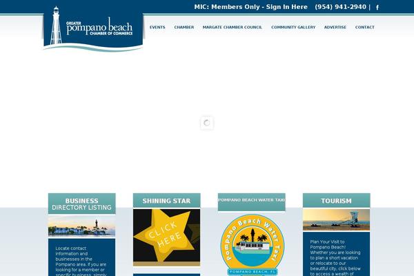 Blank theme site design template sample