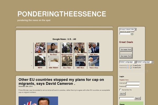 Site using FV Community News plugin