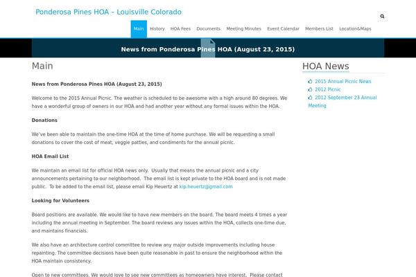 ponderosapineshoa.com site used Encrypted Lite