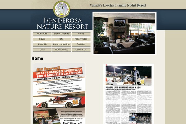 ponderosaresort.ca site used 4ColoursLover