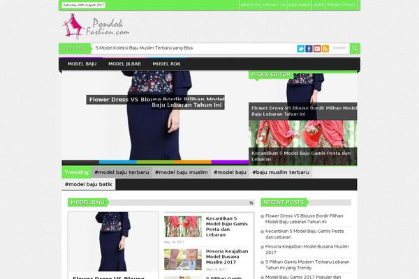 Kabar theme site design template sample