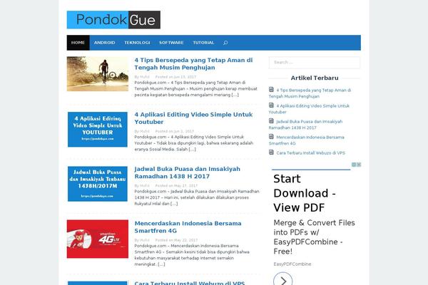 Site using Idblog-core plugin