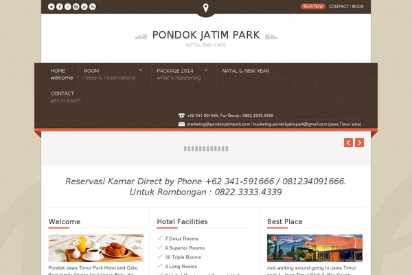 Nice Hotel theme site design template sample