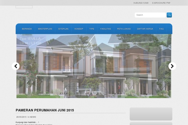 Realty theme site design template sample