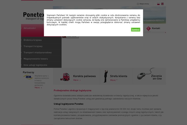 Site using Cookie-warning plugin