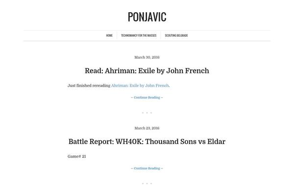 Crawford theme site design template sample